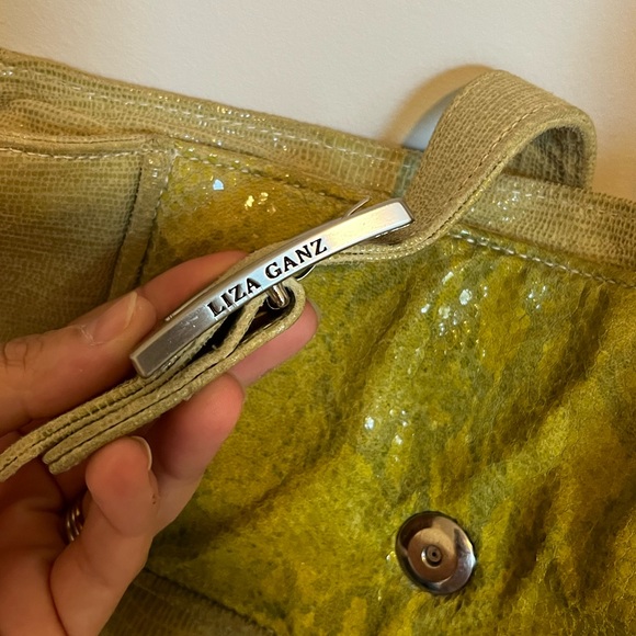 Liza Ganz Lime Green Shoulder Bag - Picture 5 of 5